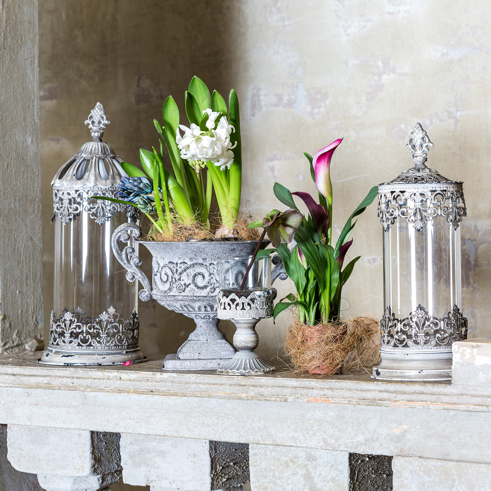 Ваза-кашпо серая «Кремона» BYOBJECT - 096661 Серый Object Desire  - Вид №7