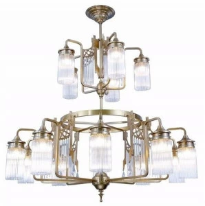 Patinas Lighting Люстра из латуни ручной работы Triest