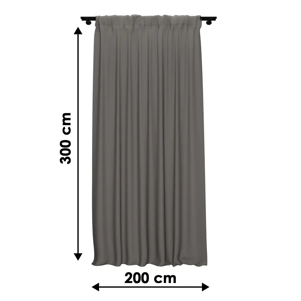 Штора блэкаут GARDEN 200x280 см с универсальным креплением 89426488 STLM-1569258 - Вид №1