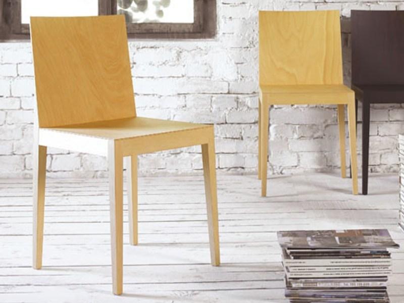 Zilio A&C Штабелируемый стул из бука Cindy sun-id-1432040 - Вид №2