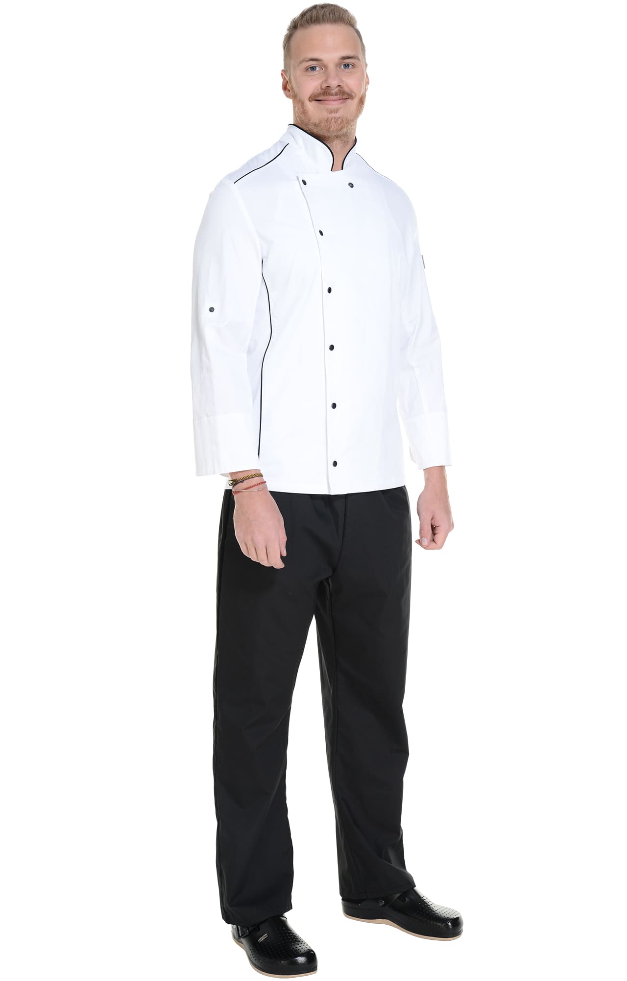 62617 Китель поварской white RICON  Одежда для поваров  размер 54 (XXL)  - Вид №6