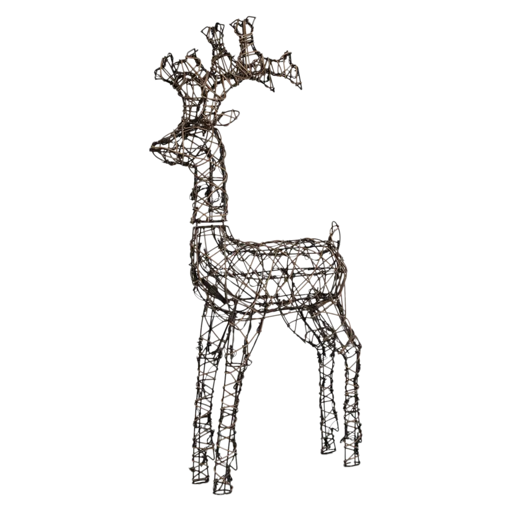 17861641 Электрогирлянда-фигура «Олень» 160 LED ламп, 98 см, коричневый цвет, для улицы STLM-0957093 Santreyd  - Вид №2