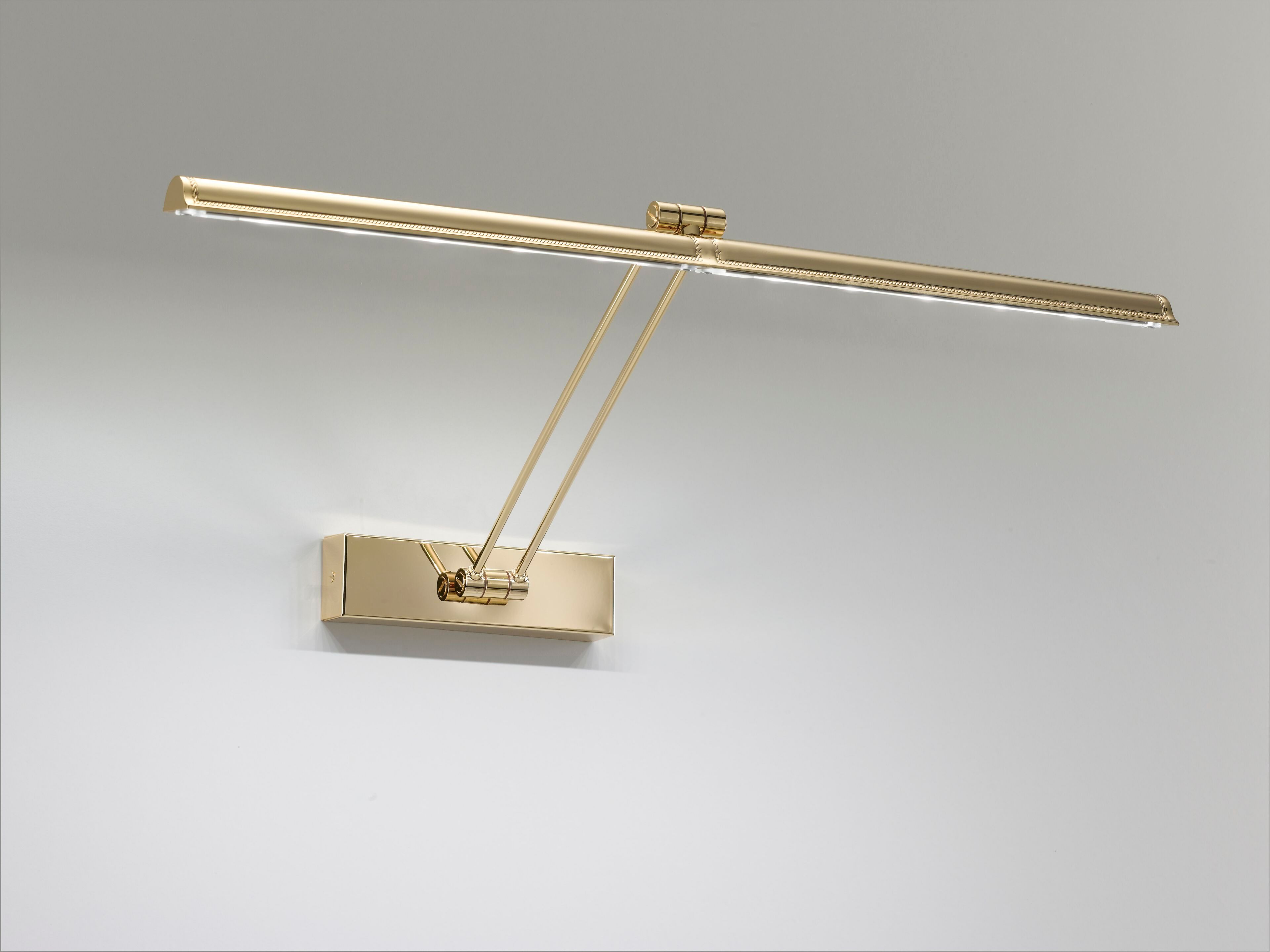 Регулируемая латунная светодиодная настенная лампа с гибким кронштейном Cremasco Illuminazione Венецианская традиция ARCH-00123546 - Вид №1