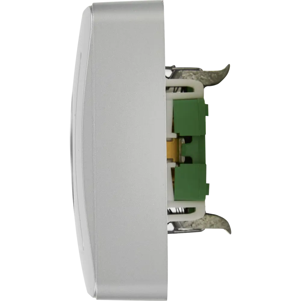 Розетка двойная встраиваемая Hegel Мастер с заземлением цвет серебро STLM-2032186 - Вид №3