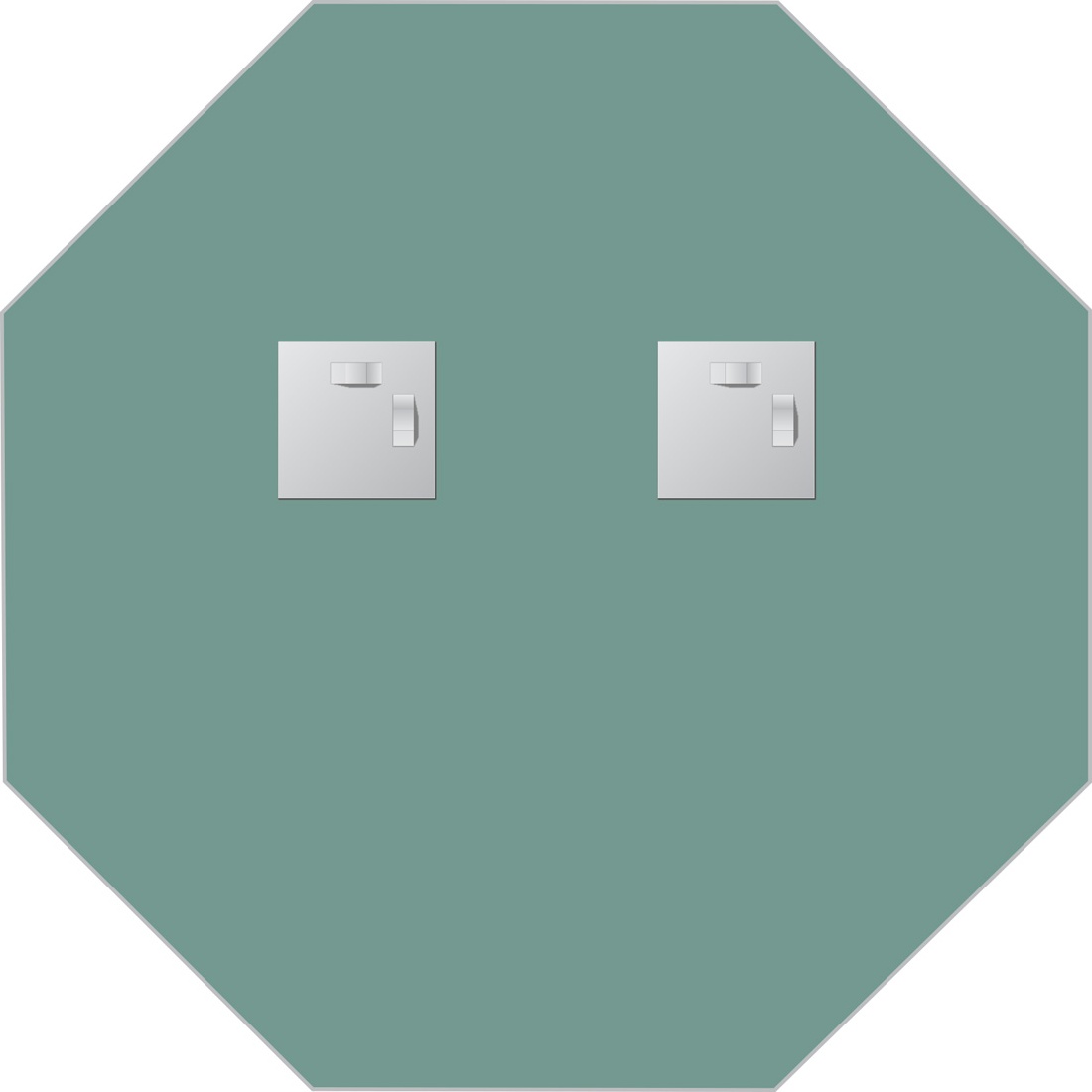 BY 0074 Зеркало со шлифованной кромкой EVOFORM Primary - Вид №2