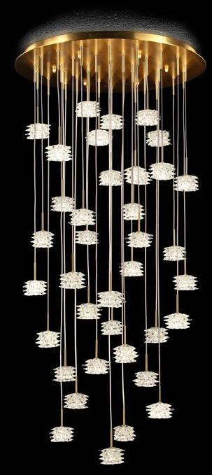 MULTIFORME Подвесной светильник из хрусталя ручной работы Scintilla sun-id-1448538 - Вид №1