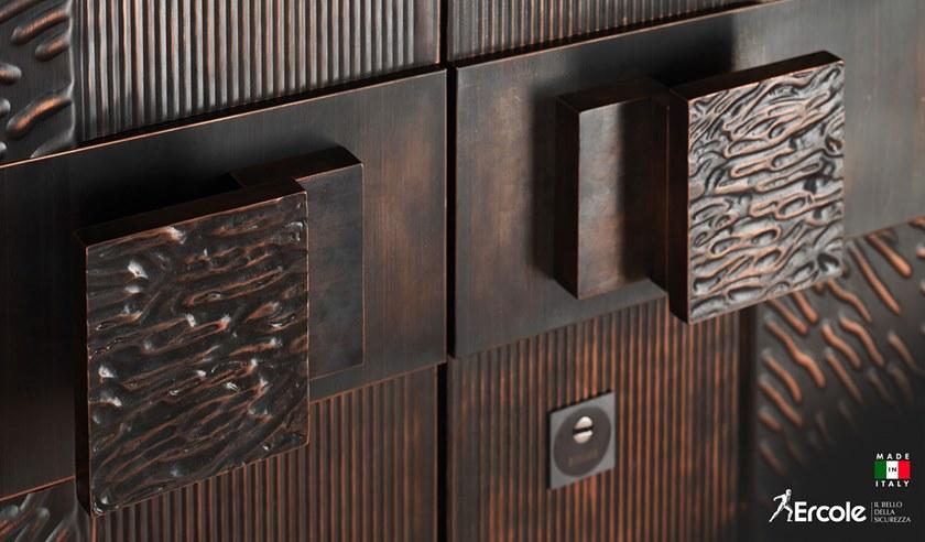 Ercole Бронированная распашная медная дверь с контролем доступа sun-id-1414830 - Вид №5