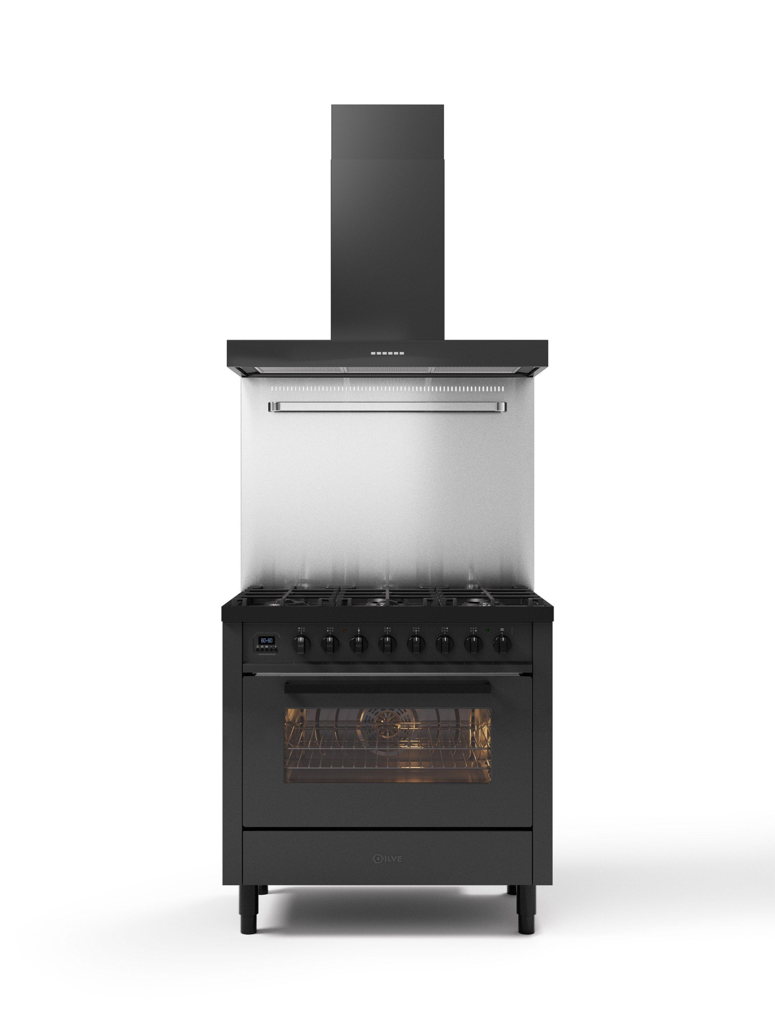 Настенный стальной вытяжной шкаф класса а Ilve Pro Line ARCH-00053058