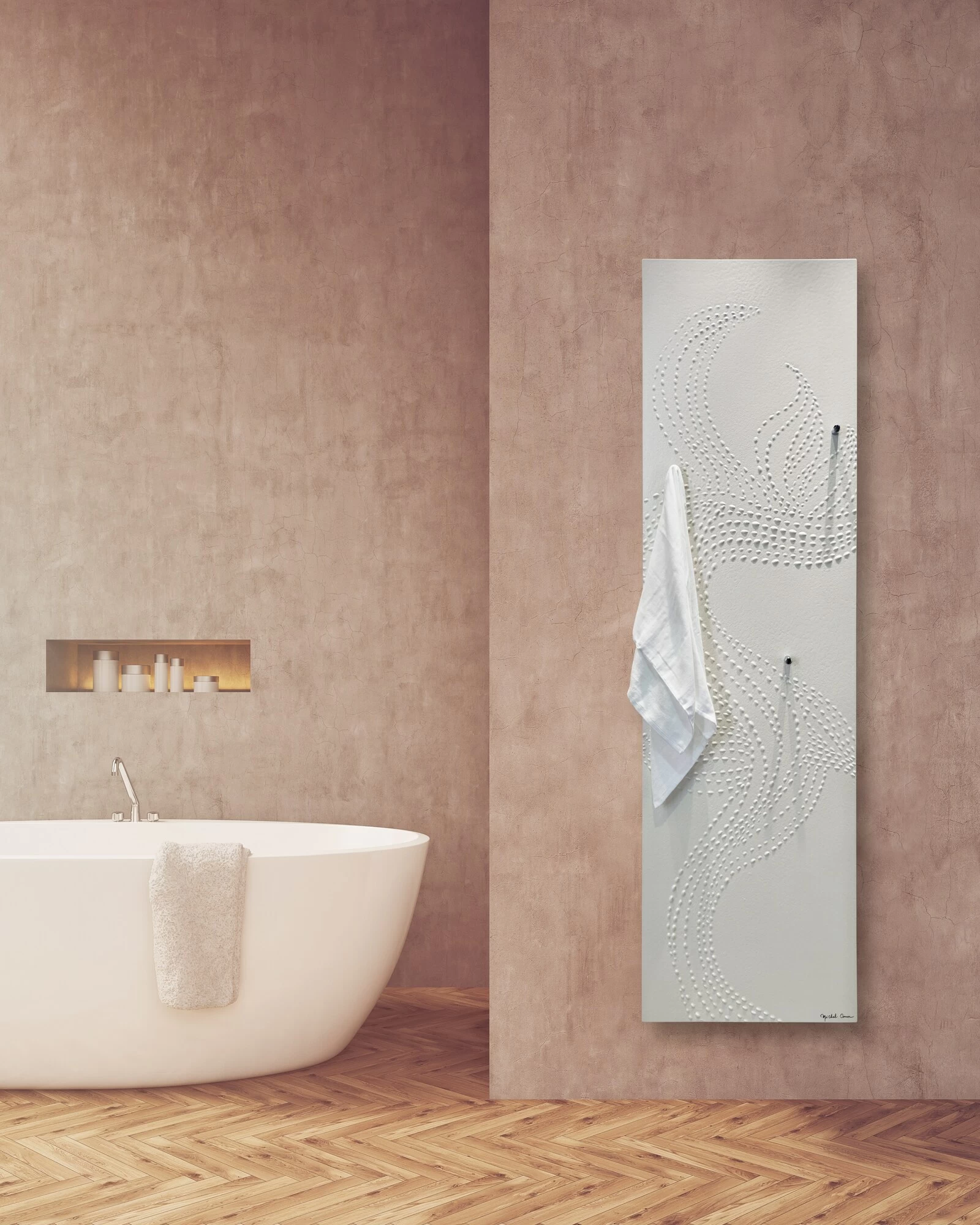 Электрический радиатор 185 x 50 cm Fleur d’eau Cinier  1000 Вт sun-id-1218148 - Вид №2