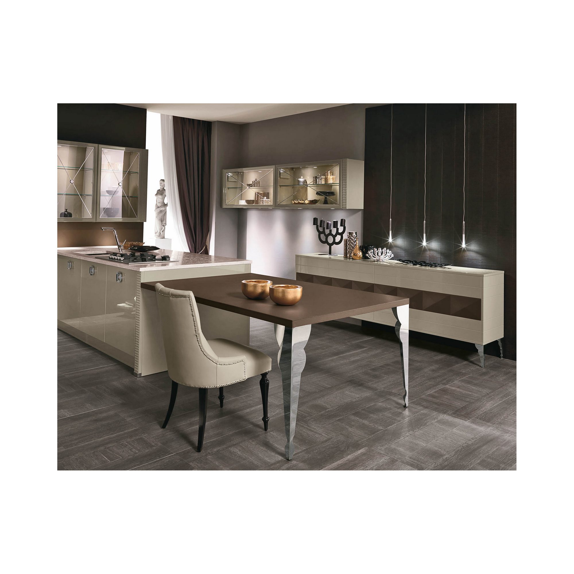 Композиция кухонной мебели / Luxury Glam Aster cucine sun-id-375135 - Вид №2