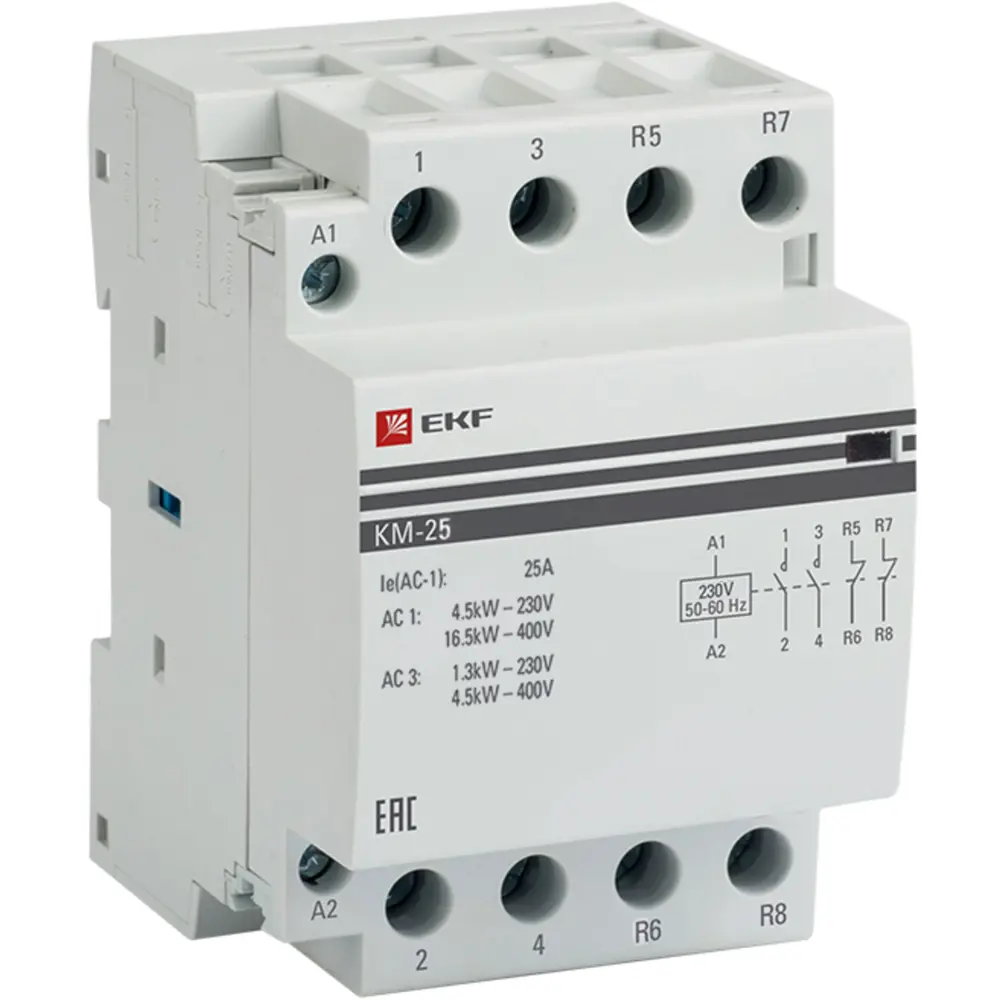 Контактор EKF КМ 2NC для эффективного управления мощными нагрузками 84579920 STLM-0052268