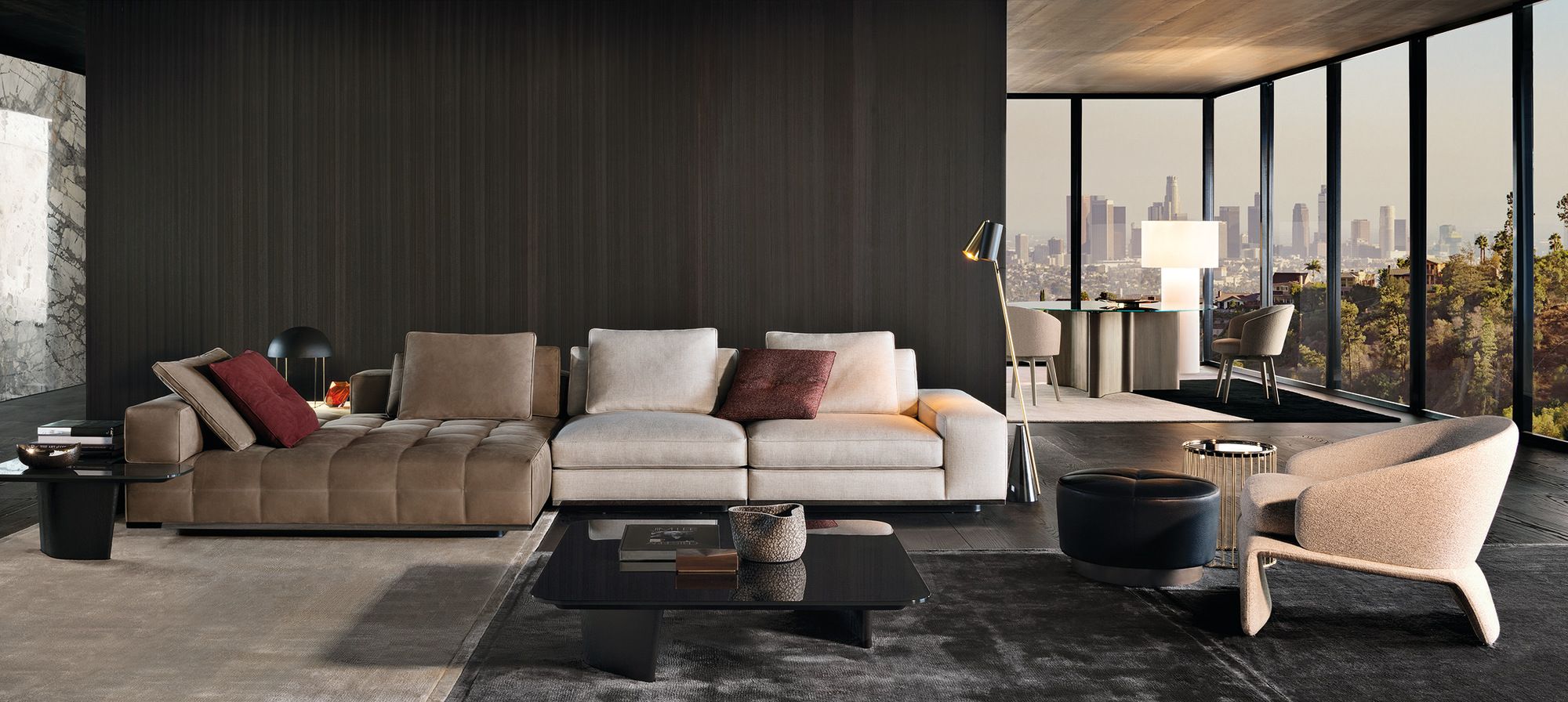 Модульный тканевый диван Minotti ARCH-00049247 - Вид №17