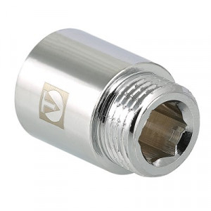 VTr.198.C.0470 Фитинг резьбовой – удлинитель хромированный Valtec 1/2" х 70 мм