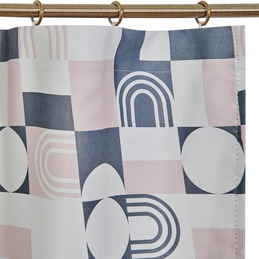 Штора на ленте Абстракция 160x260 см цвет серый WITERRA STLM-2011716 - Вид №2