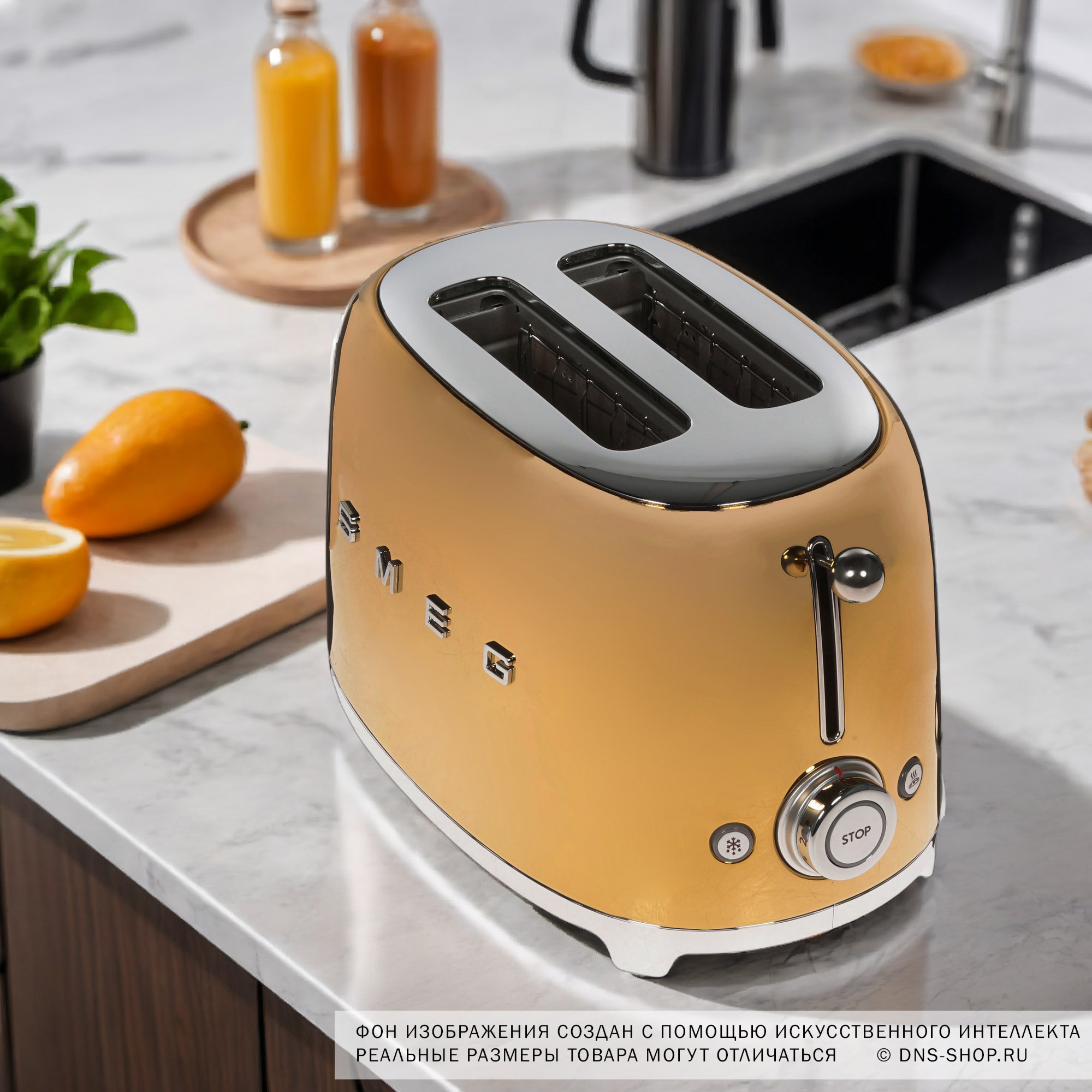 5313314 Тостер Smeg TSF01RGEU бронзовый STDN-0021179 - Вид №9