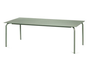 Алюминиевый прямоугольный садовый стол с порошковым покрытием