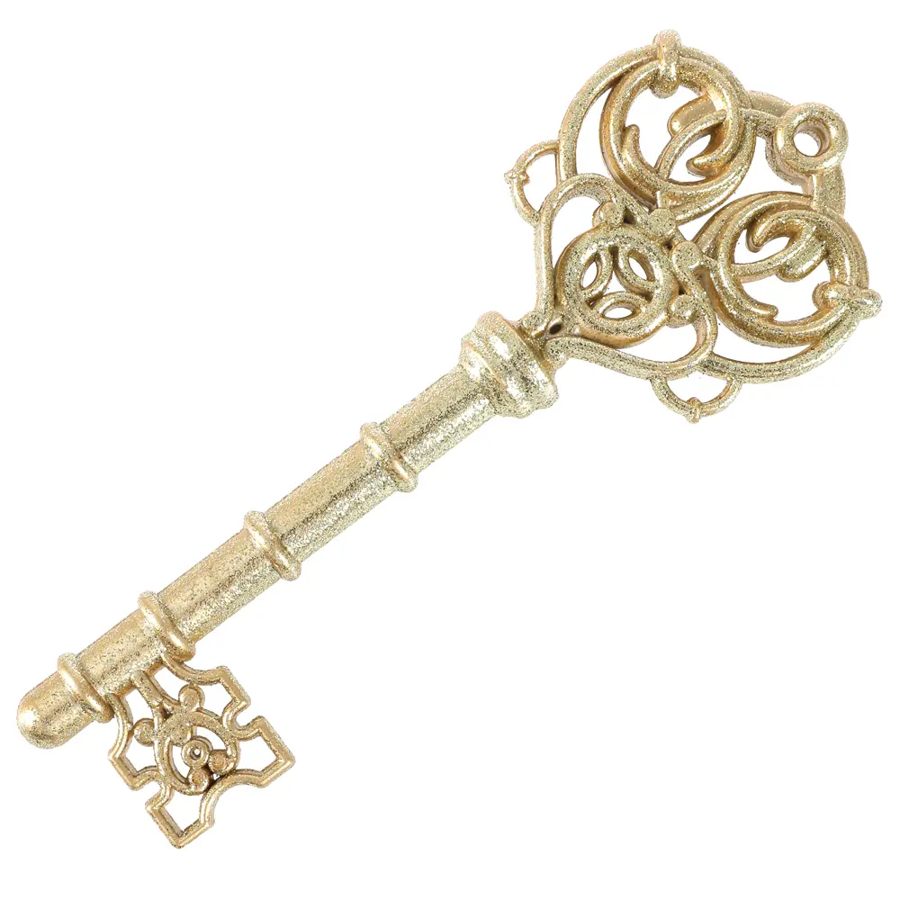 84884202 Новогоднее украшение Ключик 15x6 см цвет золотой STLM-1378458 Santreyd  - Вид №3