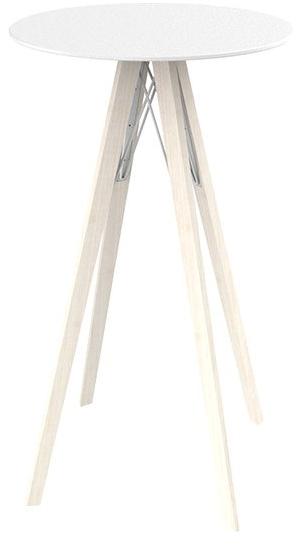 VONDOM Круглый высокий стол из hpl Faz wood 54316, 54318 - Вид №1