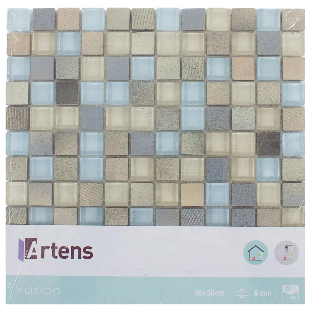 Мозаика Artens «Fsn», 30х30 см, стекло STLM-2109718 - Вид №5