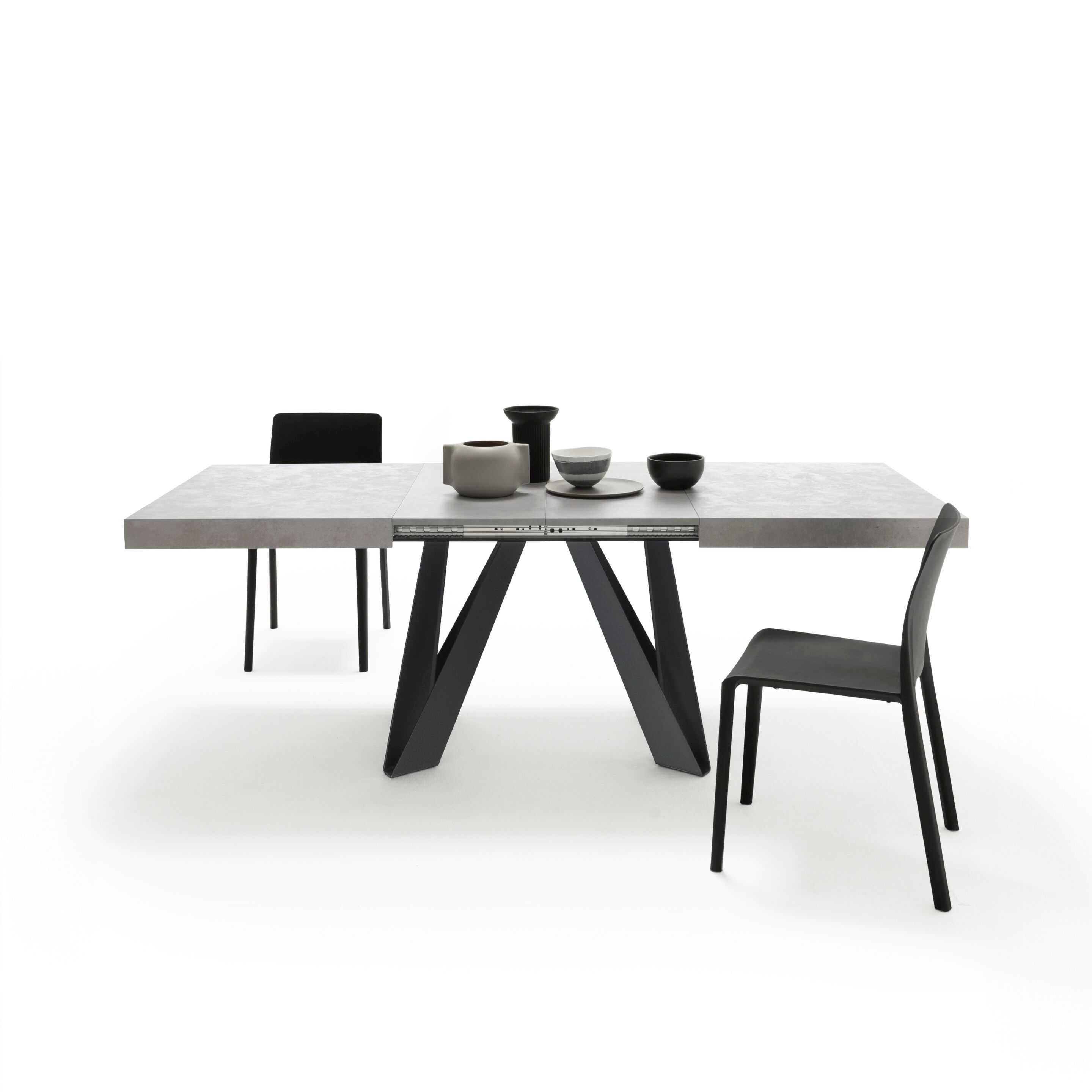 Выдвижной прямоугольный стол из железа с меламиновой столешницей Mobili Fiver ROMINA ARCH-00069646 - Вид №94