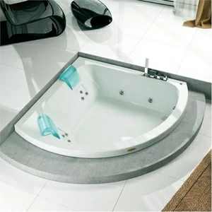Ванна с гидромассажем "HYDRO FRIENDLY" Aquasoul Corner 155 встроенная 9443-697
