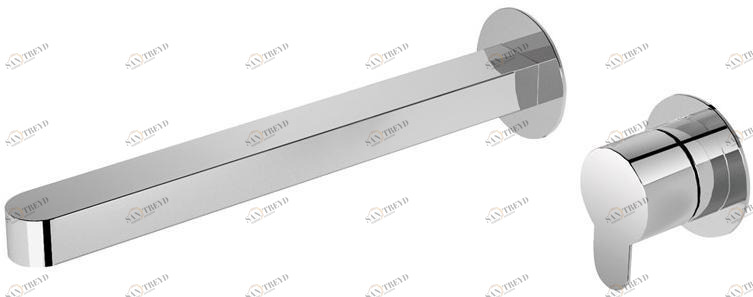 Water Evolution Смеситель для умывальника из хромированной латуни Clip sun-id-1478434