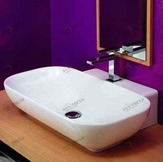 42023 Накладная раковина на столешницу  овальная Santreyd 