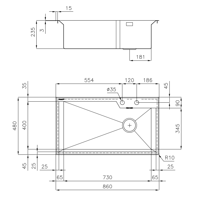 1402100 Мойка GK 1402 100 Fosterspa  - Вид №1
