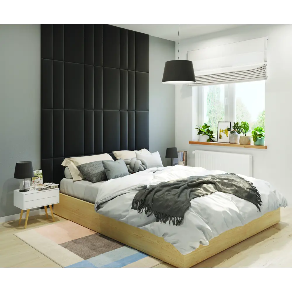 Панель тканевая Vilo 150x600 мм цвет темно-синий 85517695 STLM-2187272 Santreyd  - Вид №4