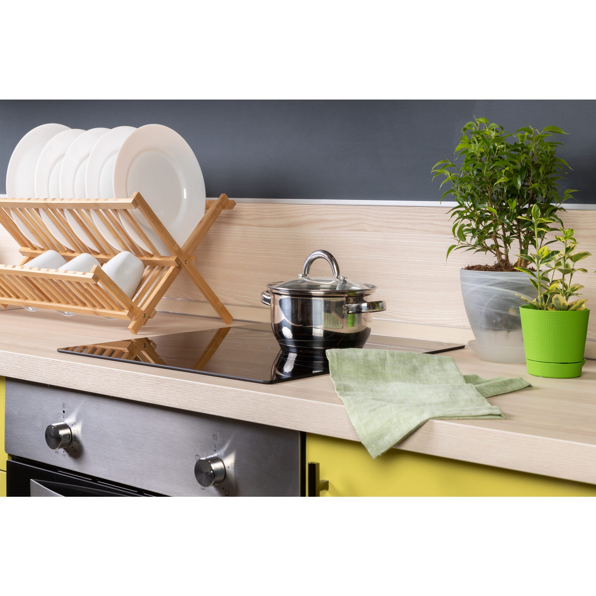 18581472 Сушилка для посуды BAO, 44.5x40x26 см, бамбук Santreyd  - Вид №3