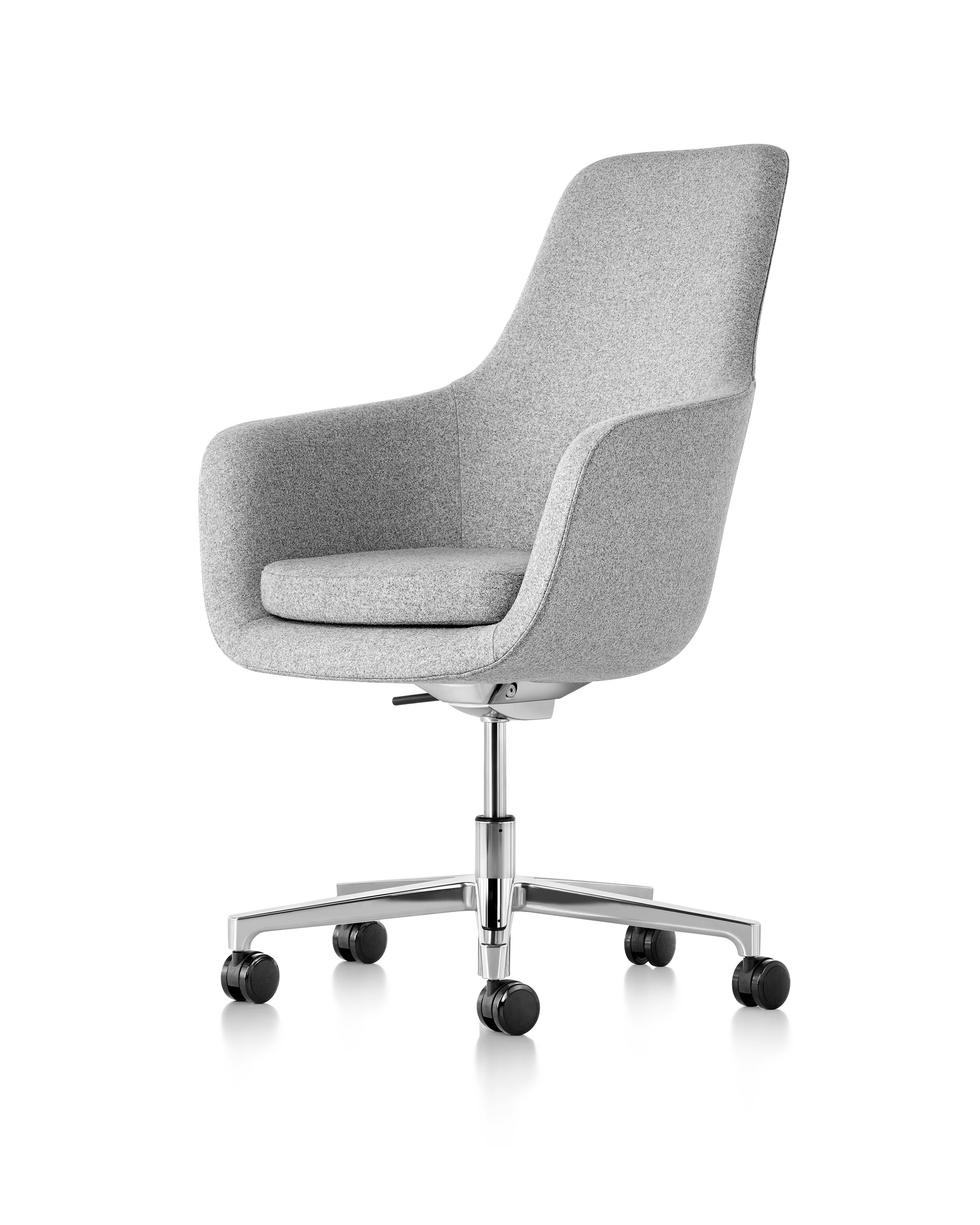 Ткань поворотный операционный офисный стул с колесами Herman Miller Saiba ARCH-00053276 - Вид №7