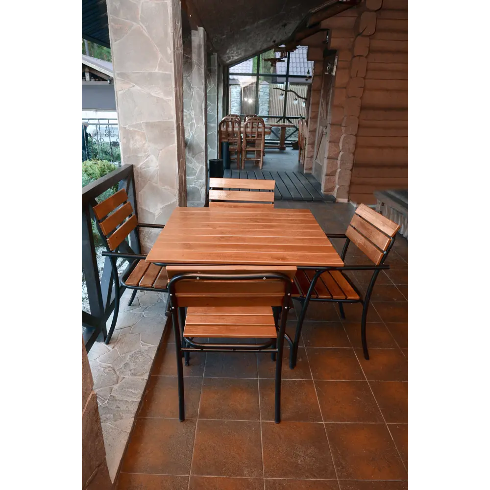 Садовая мебель NATERIAL Taganay - деревянный стол для обеденной зоны на открытом воздухе 86851651 STLM-0072056 - Вид №6