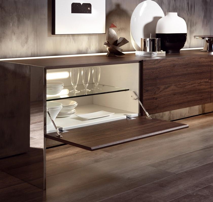 ACERBIS Буфет с подсветкой из стали и дерева с откидными дверцами sun-id-1425151 - Вид №4