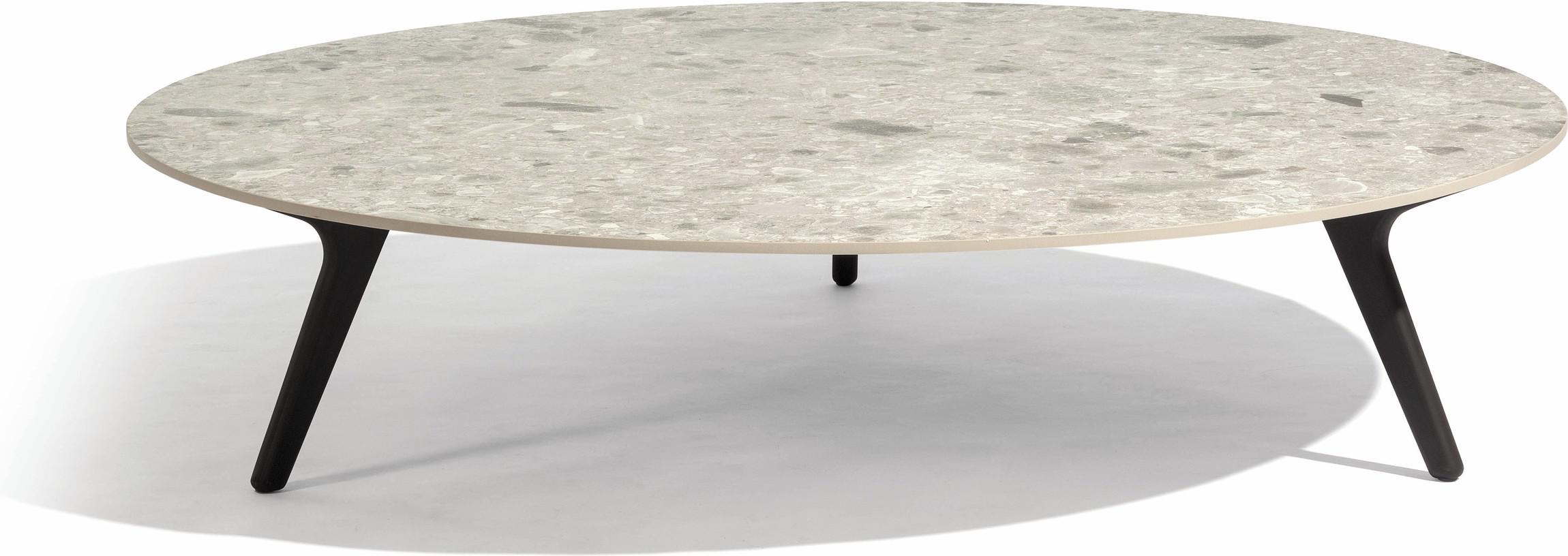 MNST987 Журнальные столики teak nero ⌀148см Manutti Torsa