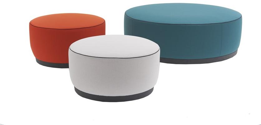 Segis Пуф из мягкой ткани на колесиках Agorà Agora sun-id-1472022 - Вид №8