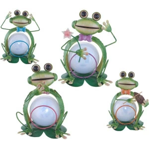 Уличный светильник ландшафтный на солнечных батареях 20х15х16 см зеленый Solar AL 33159-12 GLOBO ФИГУРКИ 00-3896096 Зеленый