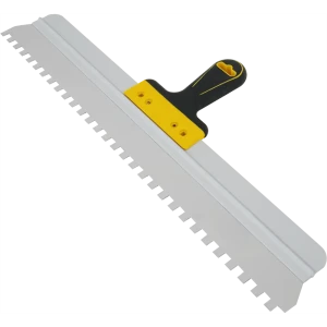 Шпатель зубчатый Hardy 0820-656010 600 мм, нержавеющая сталь, двухкомпонентная ручка, зуб 10x10 мм 83375233 STLM-2071555