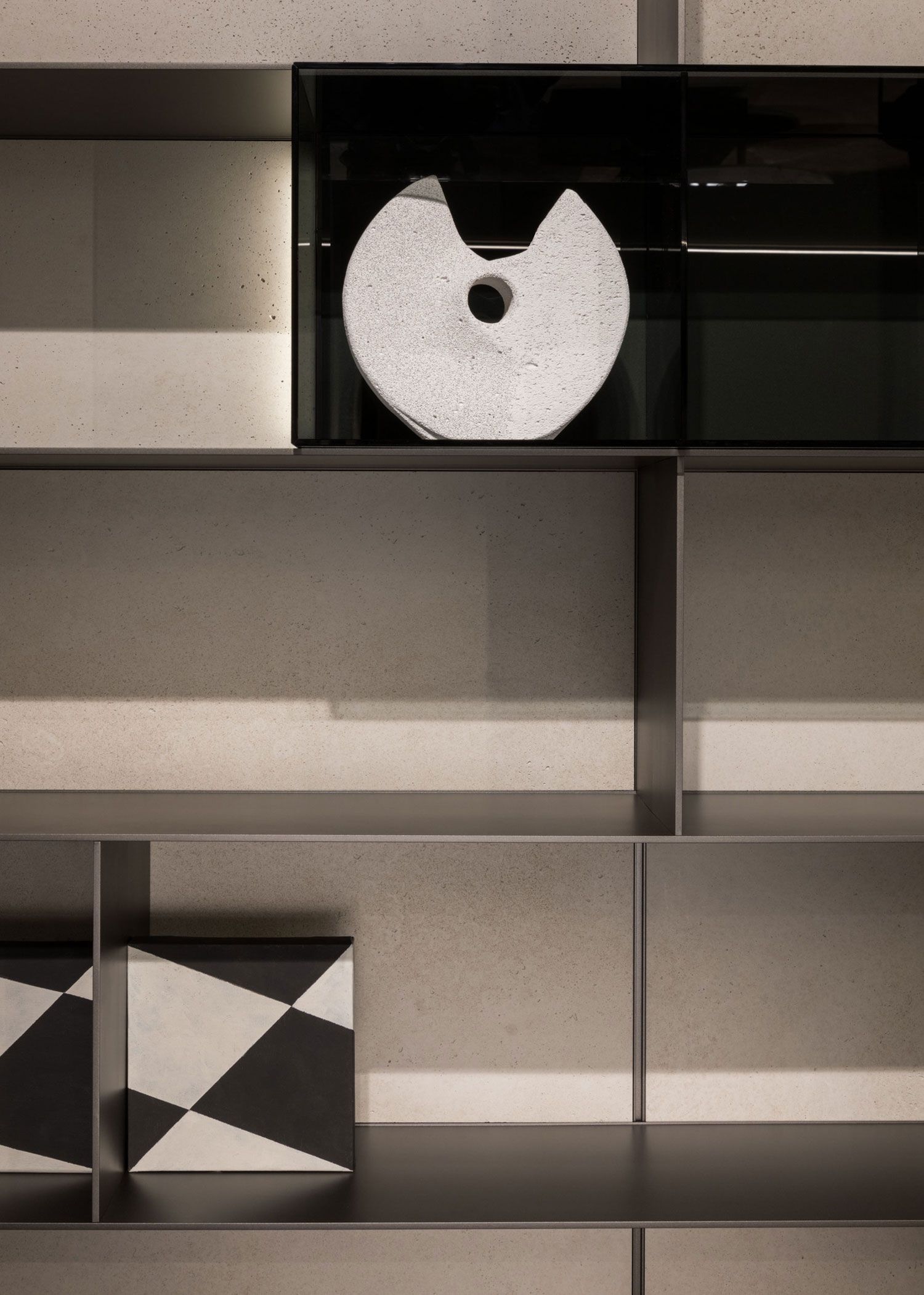 Модульная стена установленная оборудованная стена MisuraEmme PUZZLE ARCH-00071394 - Вид №2