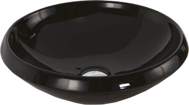 MN045-00SI00E-0000 Раковина MN045.4 ЧЕРНАЯ Creavit 