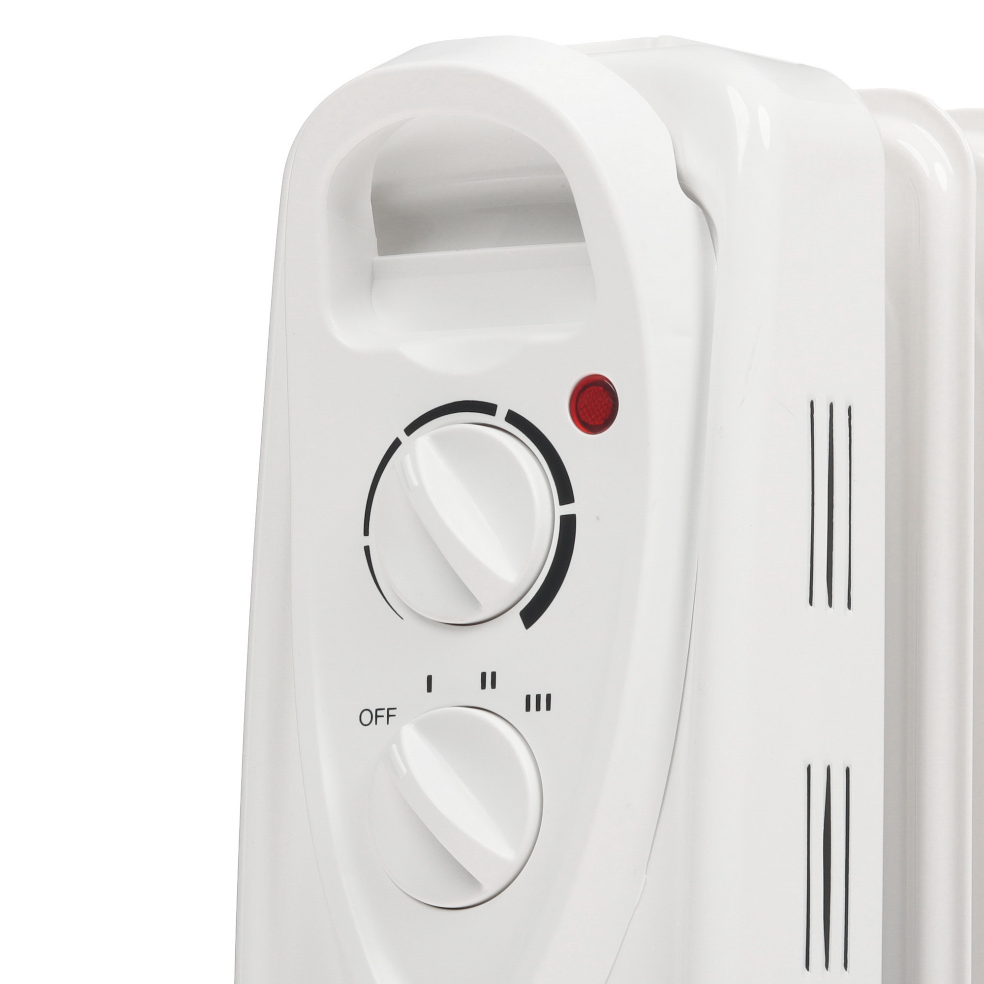 9199756 Масляный обогреватель AC ELECTRIC AOH/BM-05BW 1000 белый STDN-0102701 - Вид №3