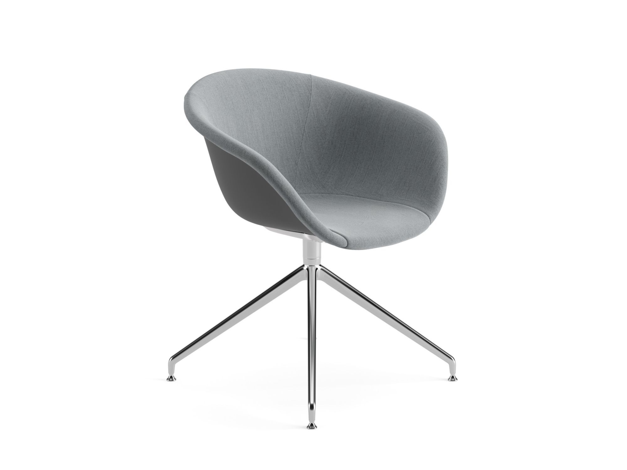 Стул на насесте, частично обтянутый тканью Arper Duna 02 ARCH-00104758 - Вид №1