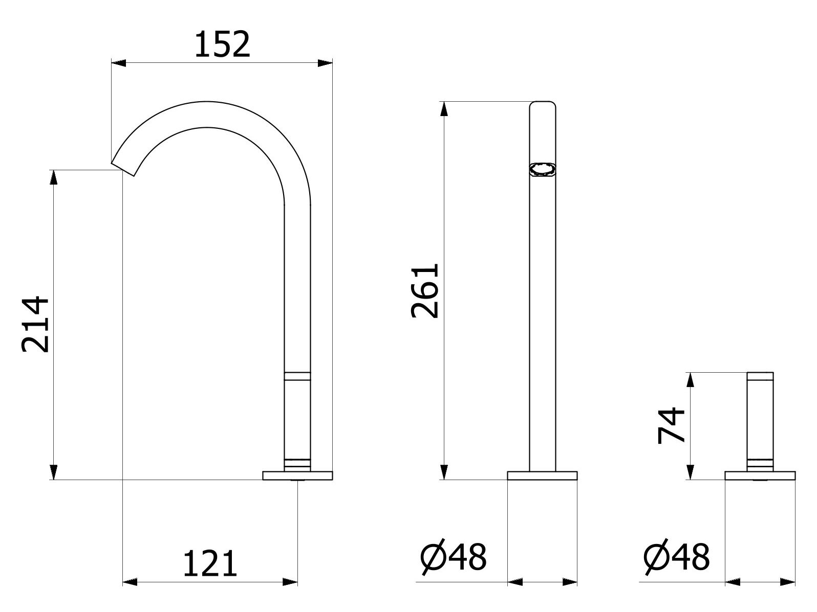 Смеситель для раковины с гидропрогрессивной столешницей IB Elio ARCH-00075969 - Вид №24