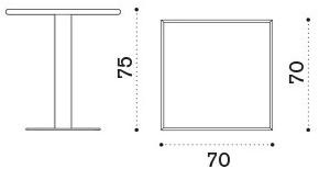 Ethimo Садовый стол из окрашенного металла Flower Fltp4000 - Вид №3