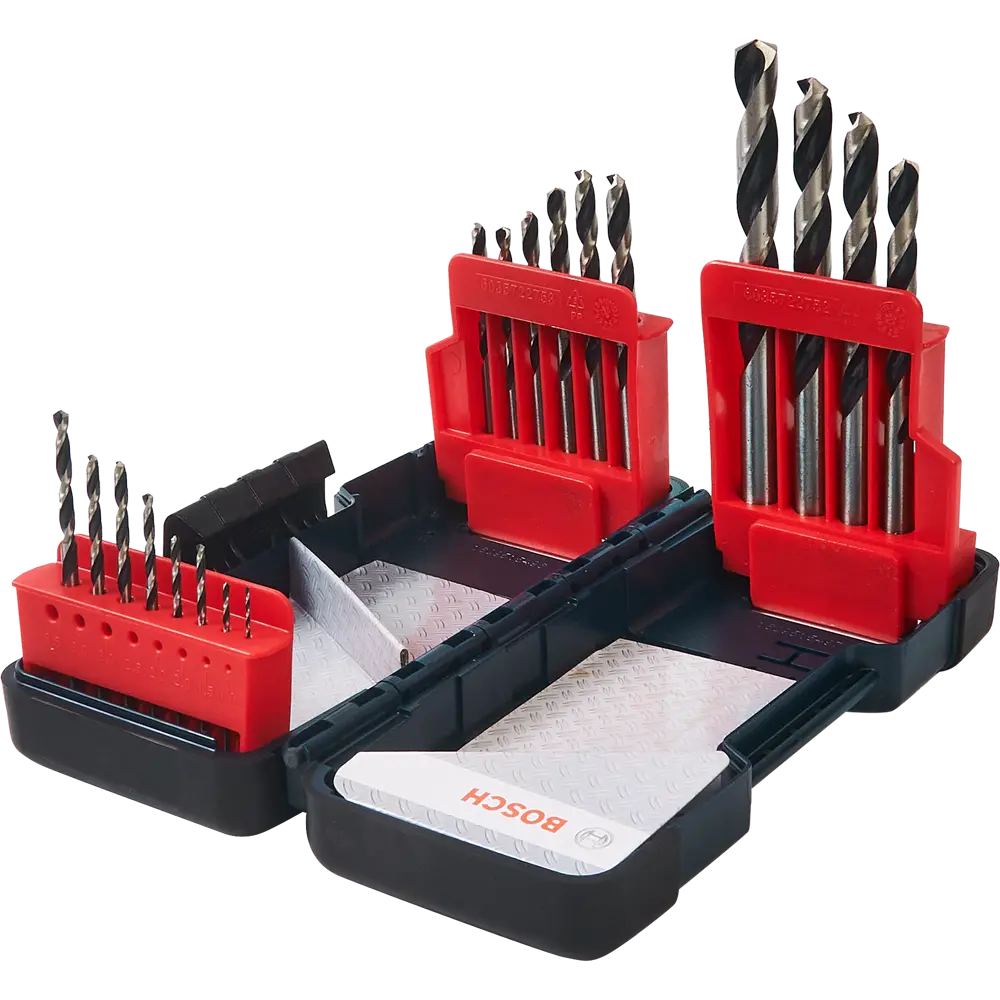 Набор свёрл по металлу HSS Bosch PointTeQ 2608577350, 18 шт. 83433423 STLM-2207573 BOSCH PROFESSIONAL 