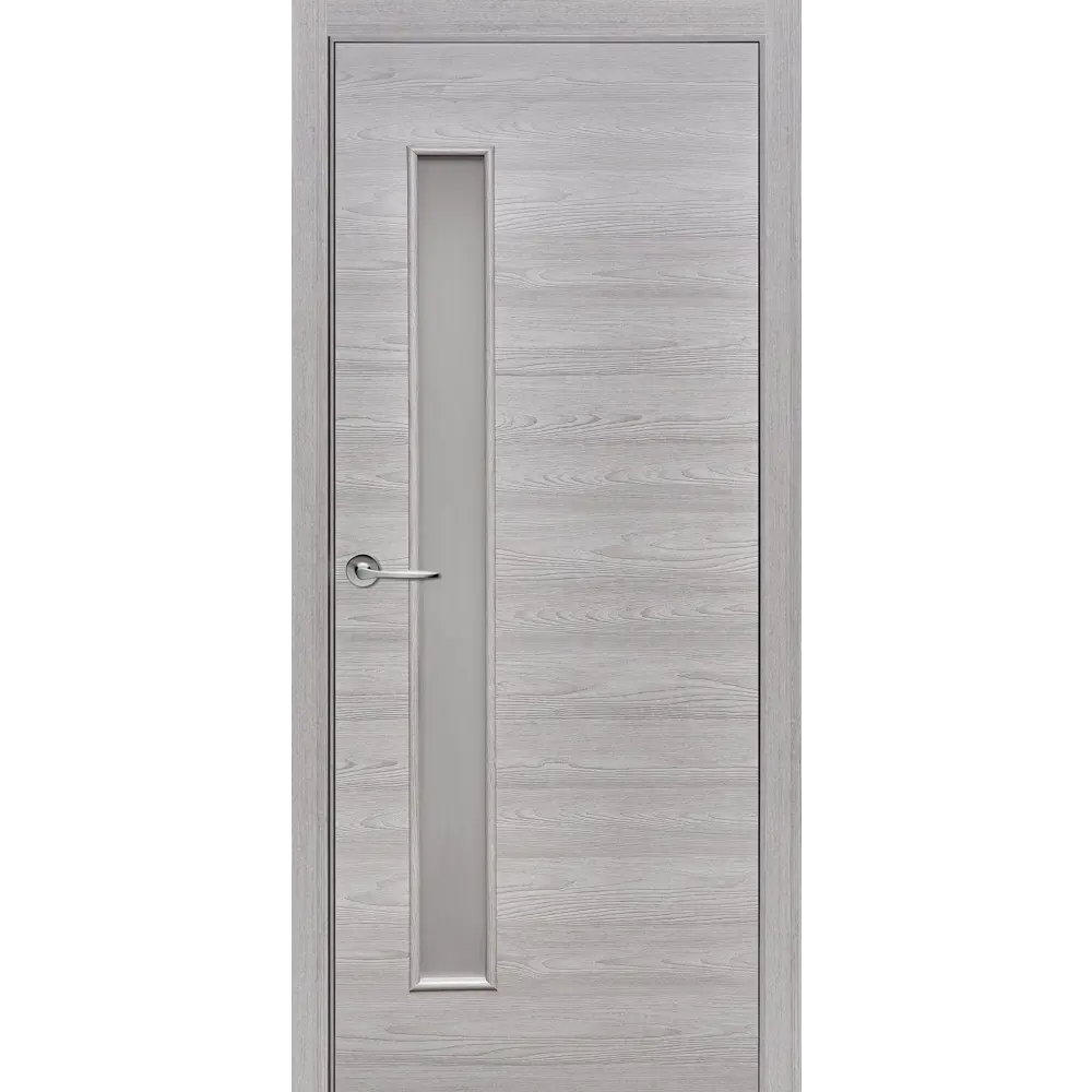 Комплект двери остекленная 60x200 см Hardflex цвет ясень серый без доборов ПРИНЦИП STLM-2172585