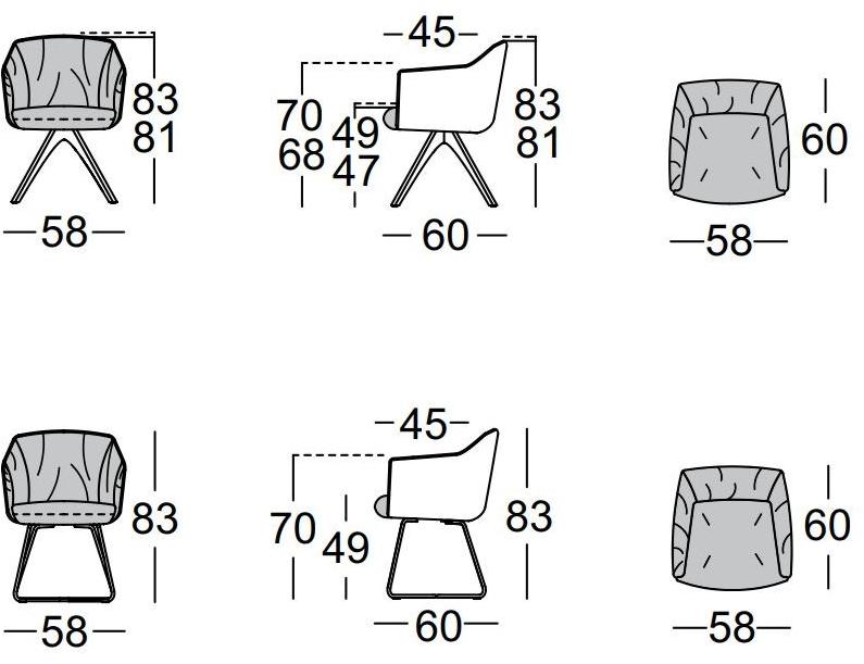 Rolf Benz Кресло на эстакаде с подлокотниками sun-id-1514420 - Вид №2
