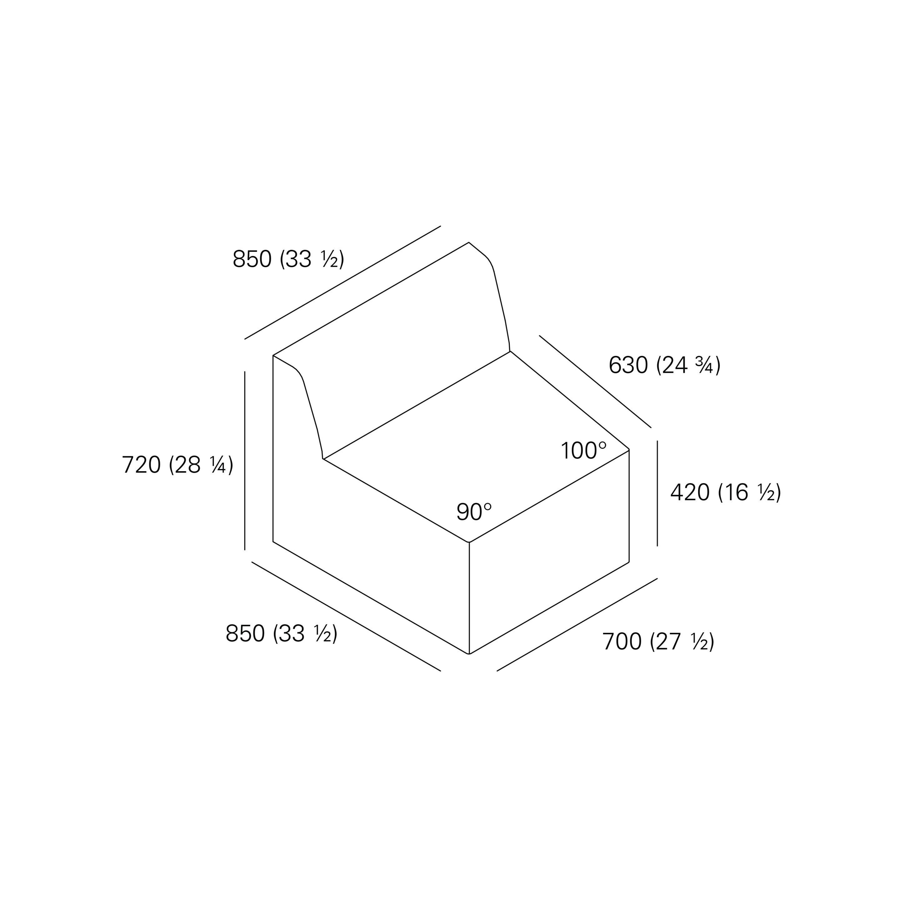 Модульный диван e15 KERMAN ARCH-00096233 - Вид №23