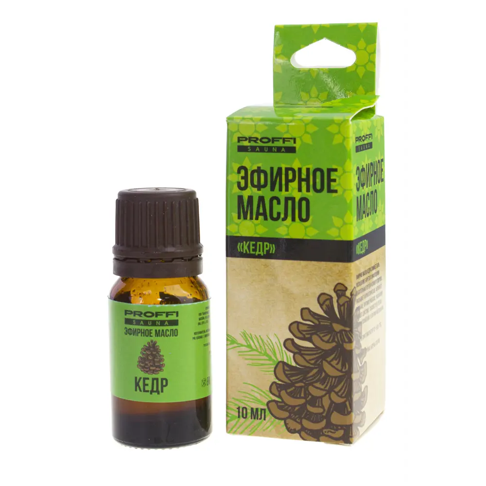 Масло эфирное для бани «Кедр» 10 мл PROFFI SAUNA STLM-2096298
