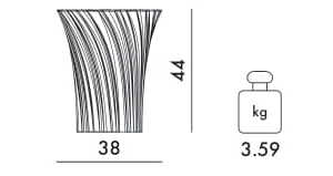 Контейнер / журнальный столик из ПММА Kartell SPARKLE ARCH-00048678 - Вид №35