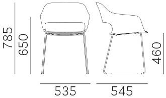 Pedrali Санки из технополимера Babila sun-id-1495296 - Вид №7